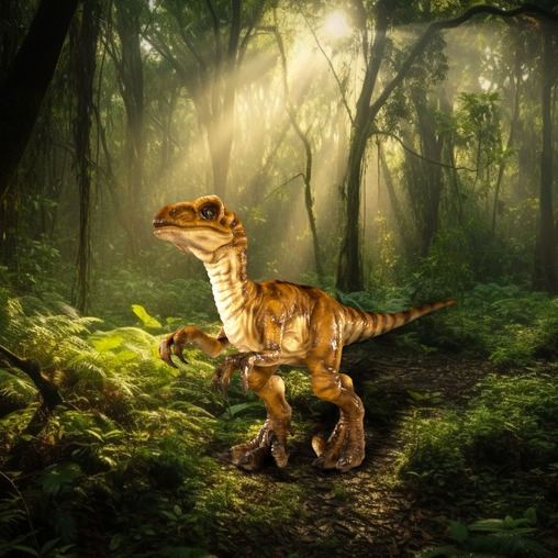 Велоцираптор - фото статичной фигуры в наличии