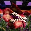 Predatory flower "Camomile" - photo of an animatronic figure in stock