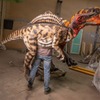 Spinosaurus-photo of the puppet in stock