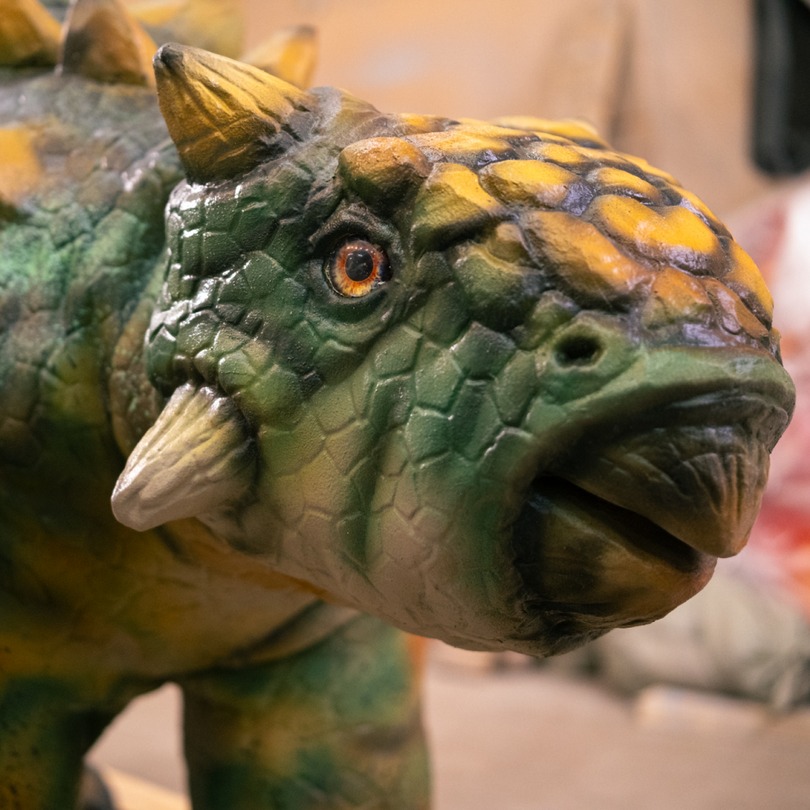 Brachiosaurus - photos of dinoshagalki in stock