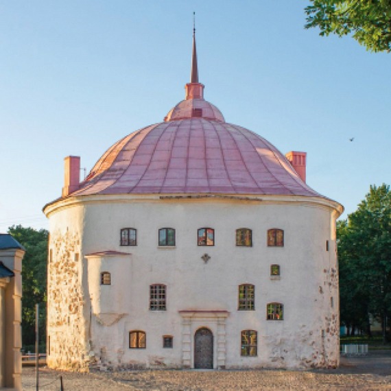 Modello di torre rotonda Vyborg foto