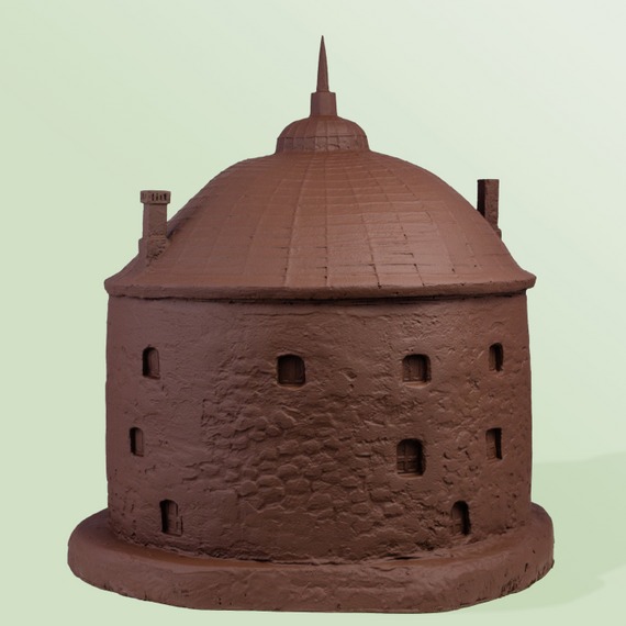 Modello di torre rotonda Vyborg foto