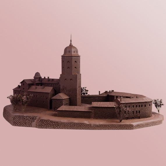 Das Modell des Schlosses zu Wyborg Photo