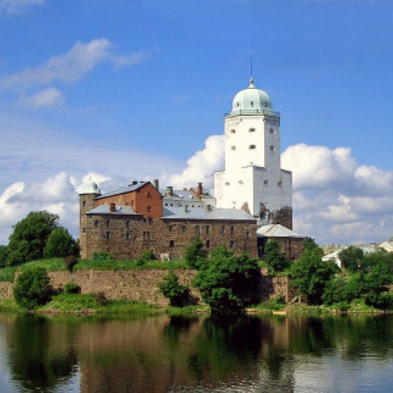 Модель Выборгского замка фото