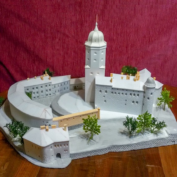 Model of Vyborg Castle photo