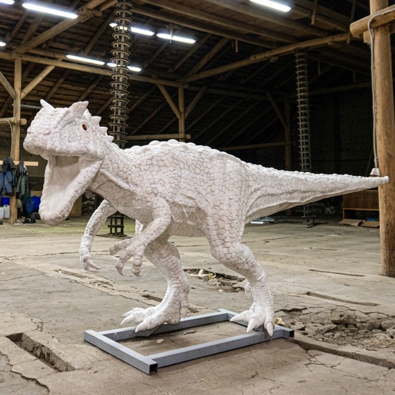 Allosaurus estático 6m y 3m Realizamos cualquier trabajo integral con figuras