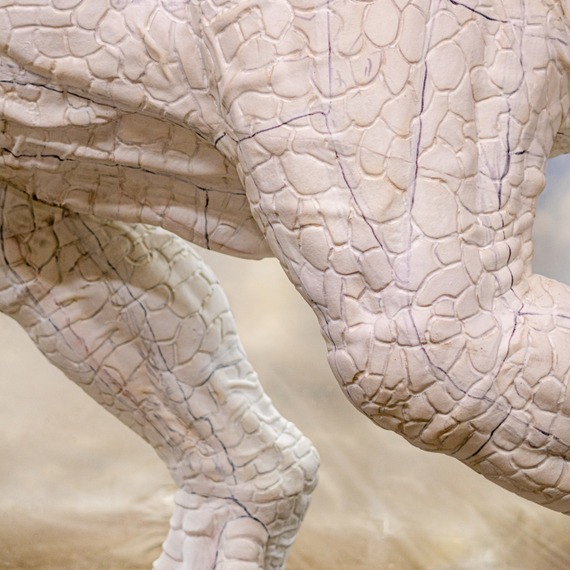 Allosaurus statique 6m et 3m Le travail que nous réalisons avec les figures est très varié