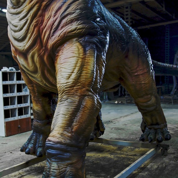 Брахиозавр статычны 9м фота