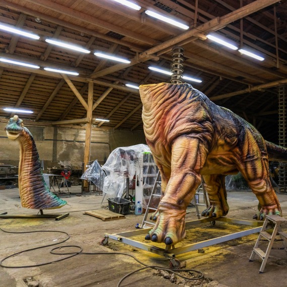 Брахиозавр статычны 9м фота